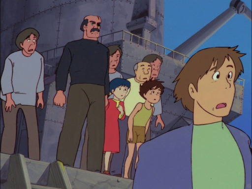 Future Boy Conan 10 salvage ship crew